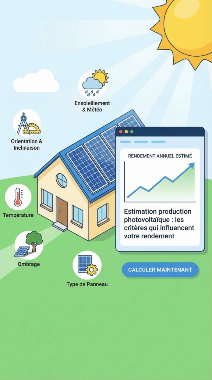 Estimation production photovoltaique : les critères qui influencent votre rendement Estimation production photovoltaique : les critères qui influencent votre rendement